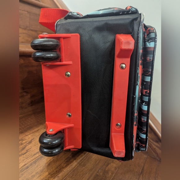 Disney Kids Rolling Back Pack Luggage - Lightning McQueen By Heys - Picture 17 of 17